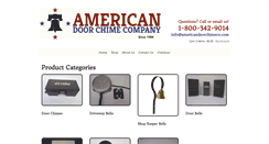 Desktop Screenshot of americandoorchimeco.com